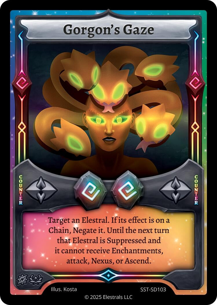 Image for Gorgon's Gaze (SST-SD103) - Elestrals
