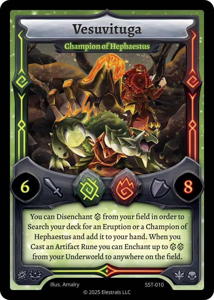 Image for Vesuvituga - Champion of Hephaestus (SST-010) (SST-010) - Elestrals