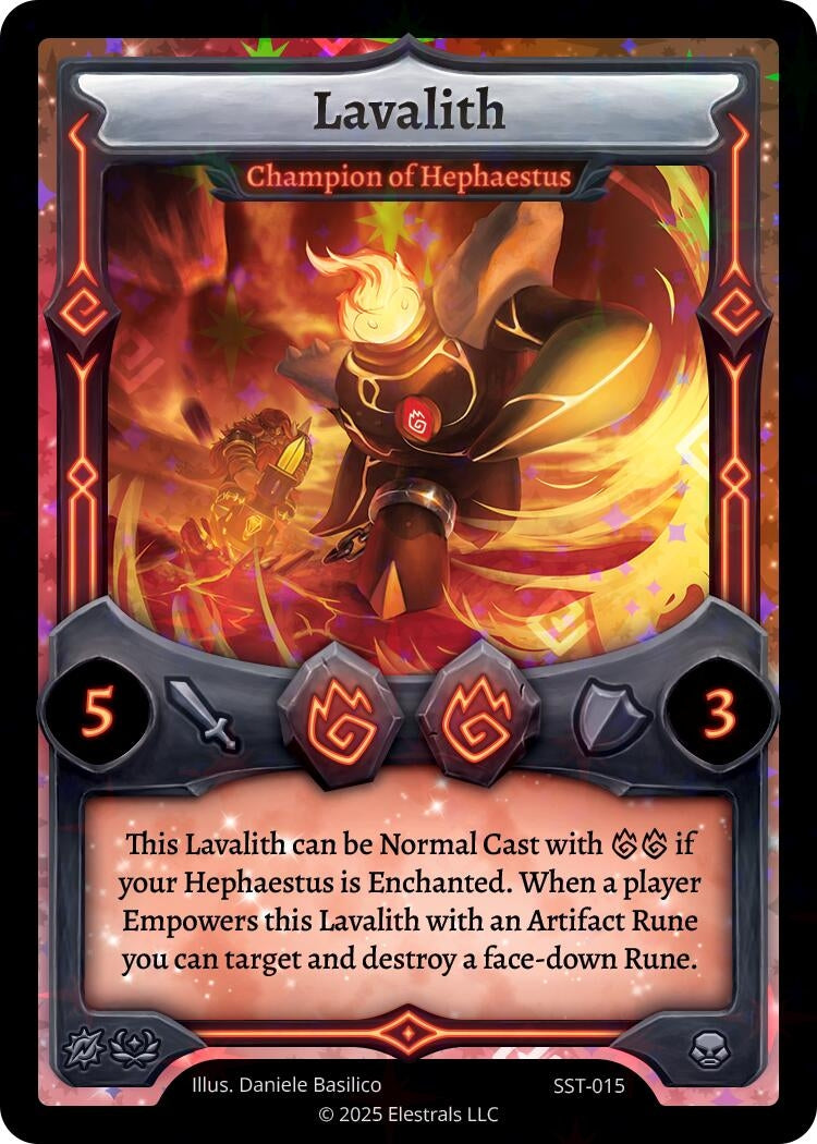 Image for Lavalith - Champion of Hephaestus (SST-015) - Elestrals