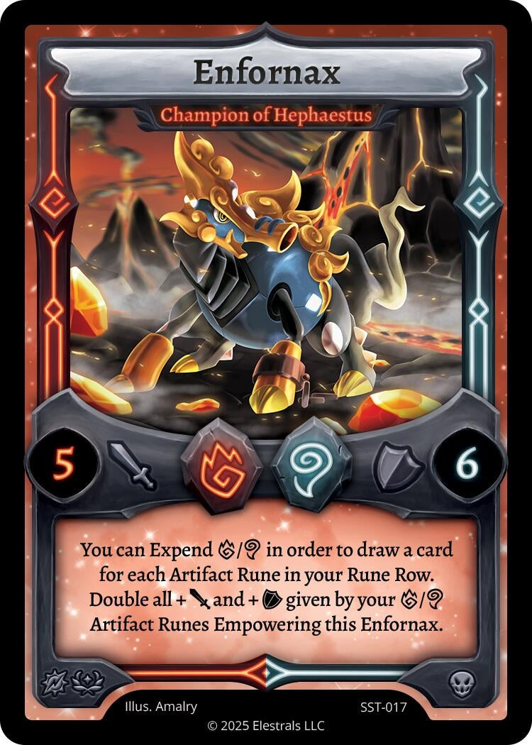 Image for Enfornax - Champion of Hephaestus (SST-017) - Elestrals