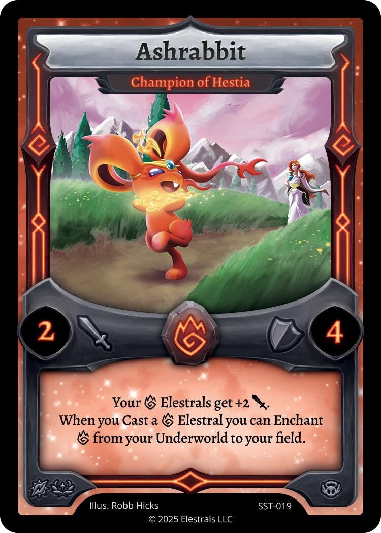 Image for Ashrabbit - Champion of Hestia (SST-019) (SST-019) - Elestrals
