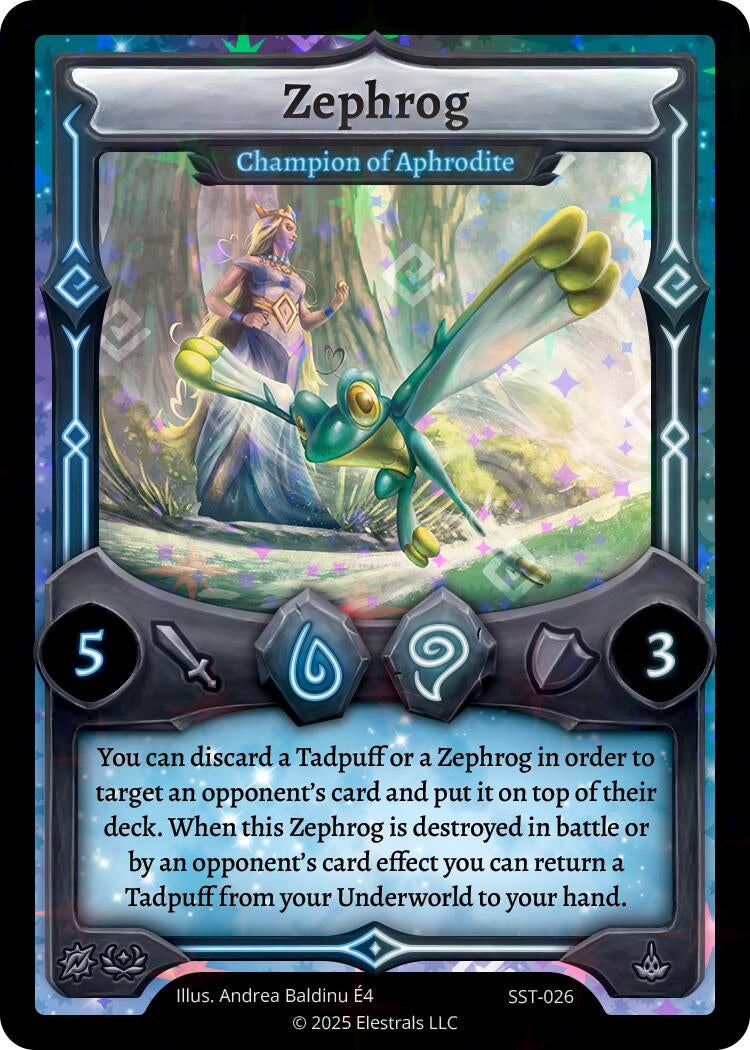 Image for Zephrog - Champion of Aphrodite (SST-026) (SST-026) - Elestrals