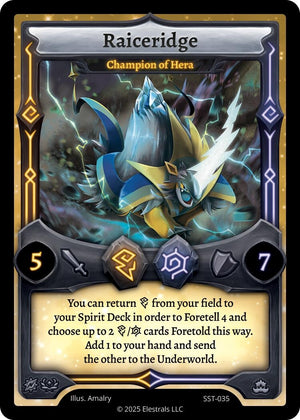 Raiceridge - Champion of Hera (SST-035)