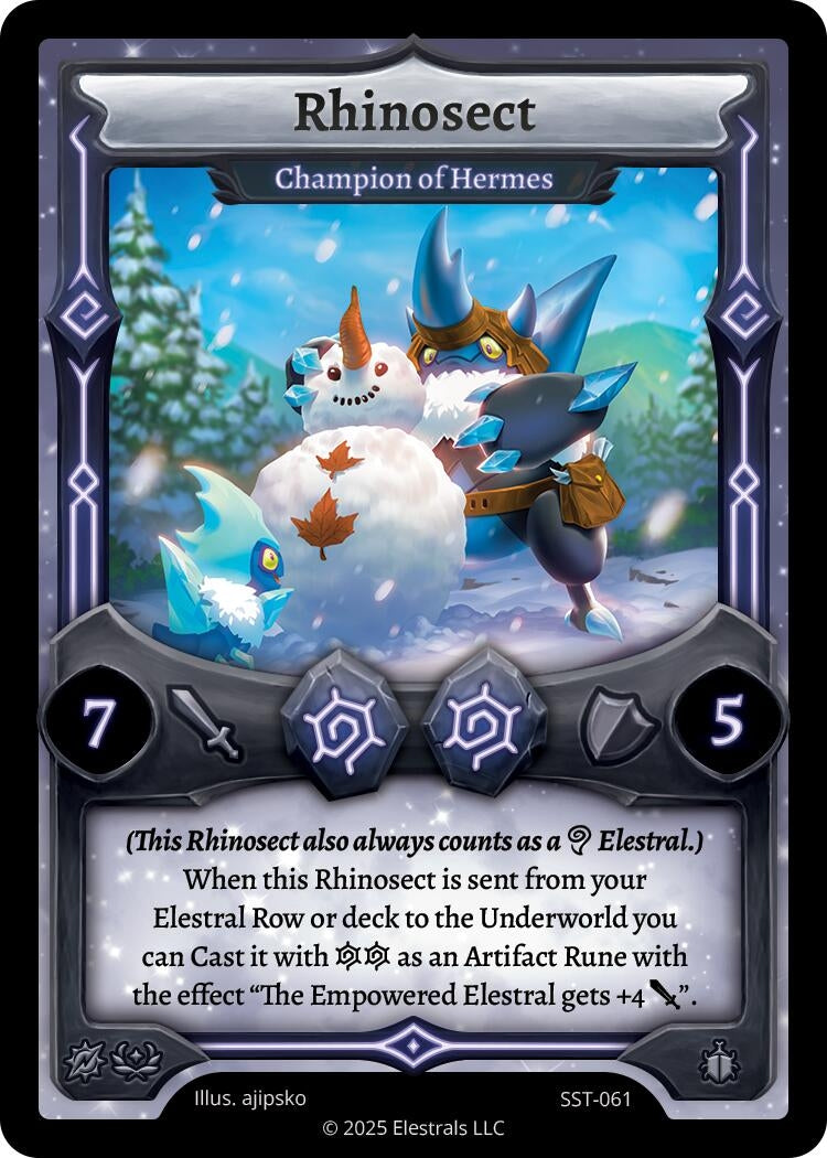 Image for Rhinosect - Champion of Hermes (SST-061) - Elestrals