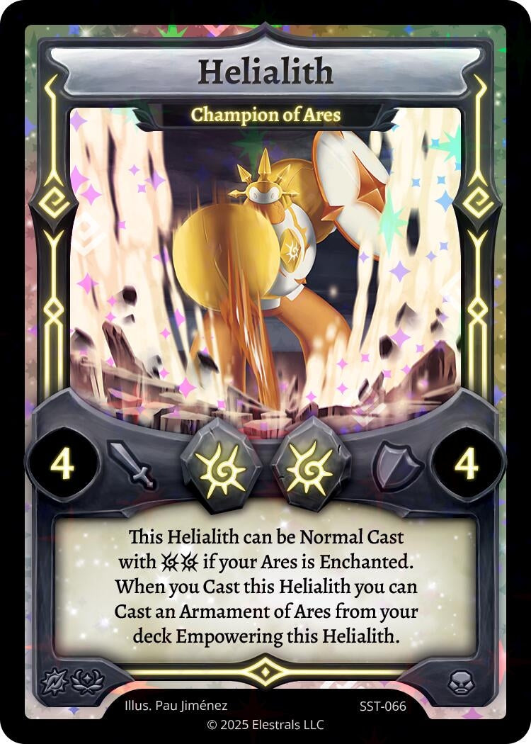 Image for Helialith - Champion of Ares (SST-066) - Elestrals