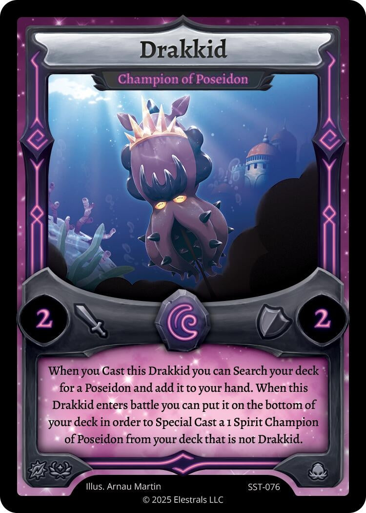 Image for Drakkid - Champion of Poseidon (SST-076) (SST-076) - Elestrals