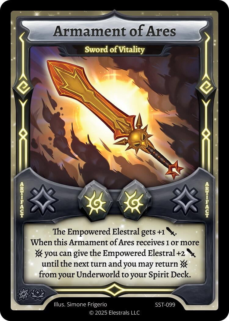 Image for Armament of Ares - Sword of Vitality (SST-099) - Elestrals