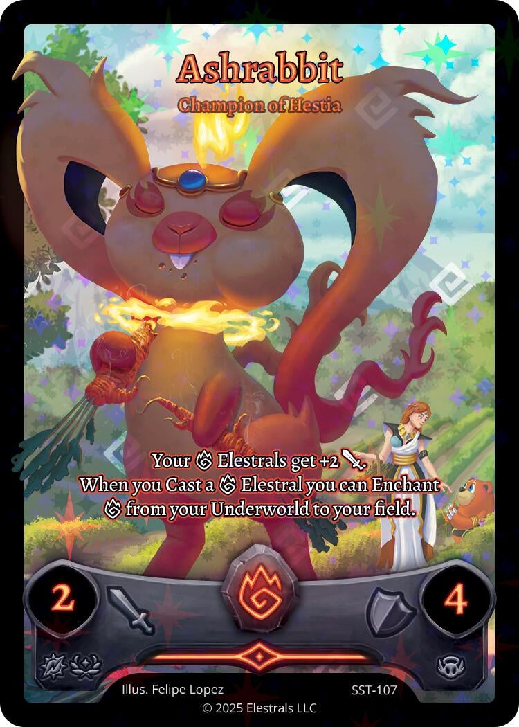 Image for Ashrabbit - Champion of Hestia (SST-107) (SST-107) - Elestrals