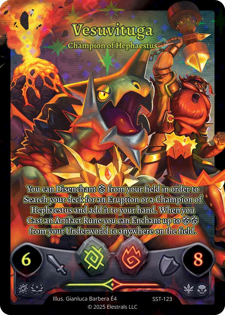 Image for Vesuvituga - Champion of Hephaestus (SST-123) (SST-123) (SST) - Elestrals