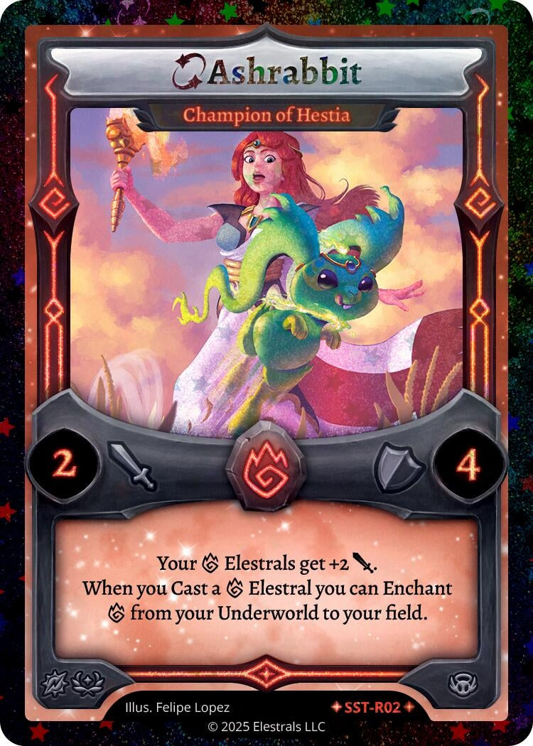 Image for Ashrabbit - Champion of Hestia (SST-R02) (SST-R02) (SST) - Elestrals