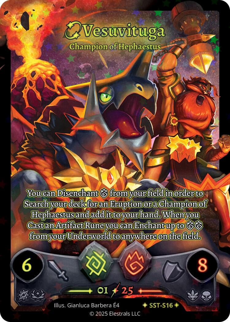 Image for Vesuvituga - Champion of Hephaestus (SST-S16) (SST) - Elestrals