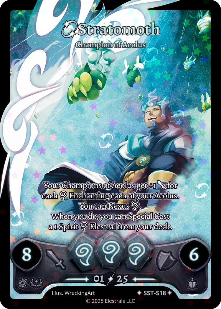 Image for Stratomoth - Champion of Aeolus (SST-S18) (SST) - Elestrals