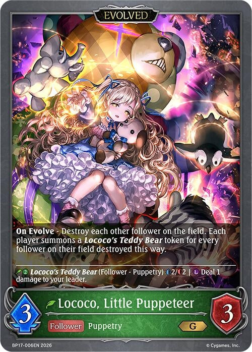 Image for Lococo, Little Puppeteer (Evolved) (BP17-006EN) - Shadowverse: Evolve