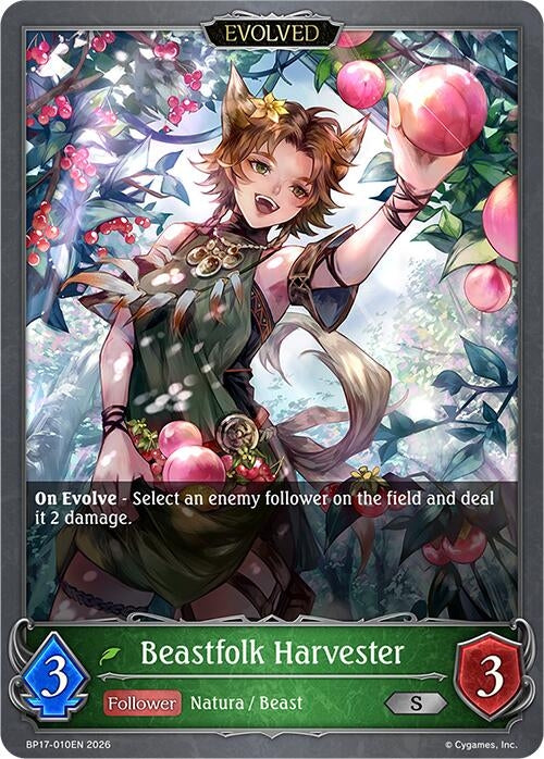 Image for Beastfolk Harvester (Evolved) (BP17-010EN) - Shadowverse: Evolve