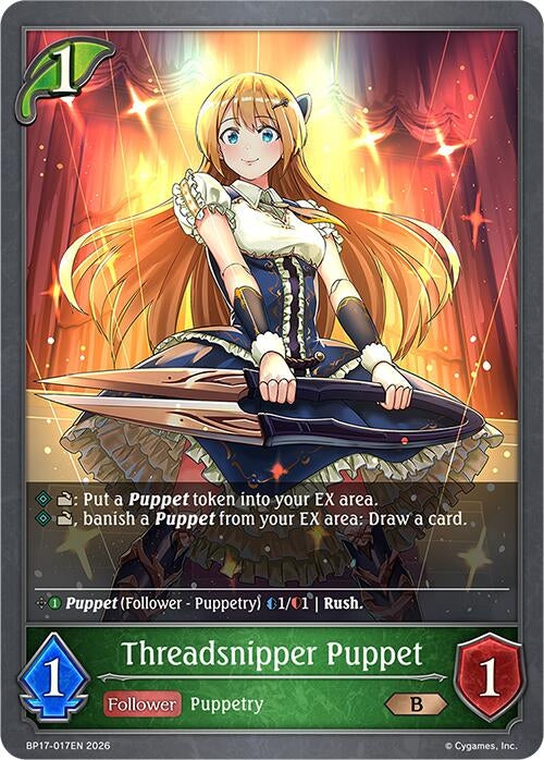 Image for Threadsnipper Puppet (BP17-017EN) - Shadowverse: Evolve