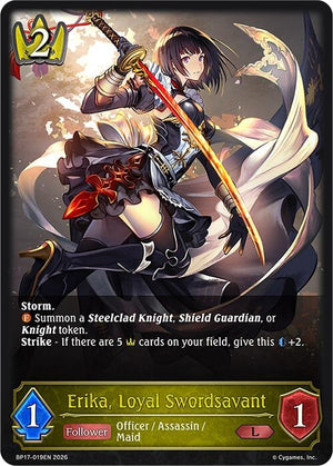 Erika, Loyal Swordsavant (BP17-019EN)