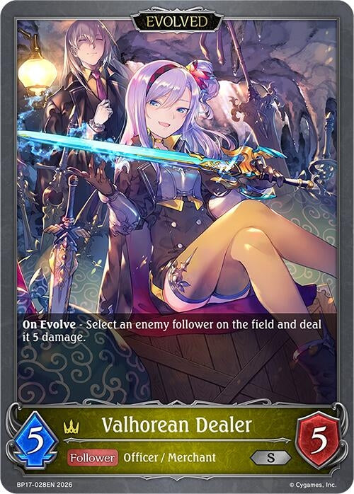 Image for Valhorean Dealer (Evolved) (BP17-028EN) - Shadowverse: Evolve