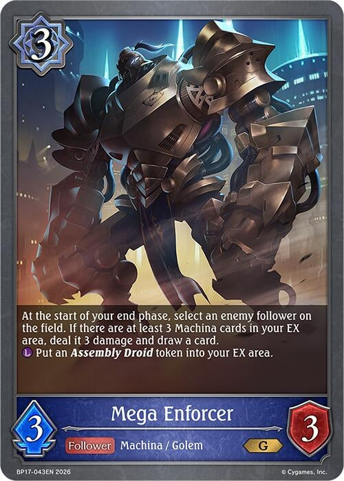 Image for Mega Enforcer (BP17-043EN) - Shadowverse: Evolve