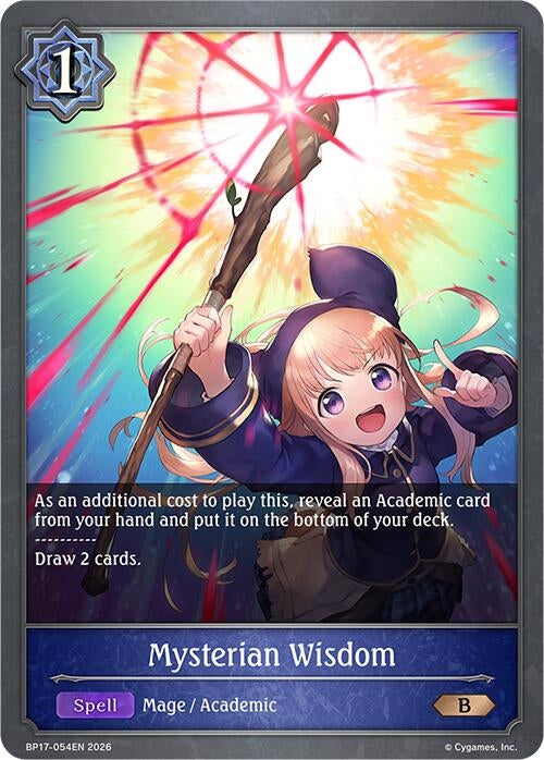 Image for Mysterian Wisdom (BP17-054EN) - Shadowverse: Evolve