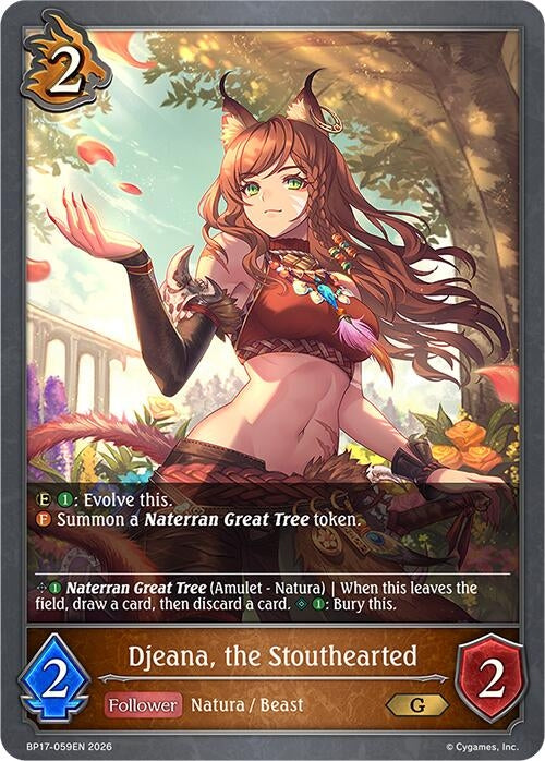 Image for Djeana, the Stouthearted (BP17-059EN) - Shadowverse: Evolve