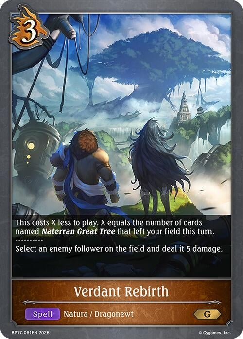 Image for Verdant Rebirth (BP17-061EN) - Shadowverse: Evolve