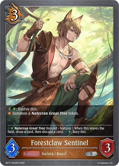 Image for Forestclaw Sentinel (BP17-063EN) - Shadowverse: Evolve