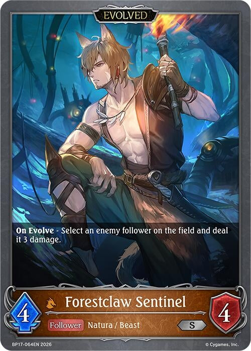 Image for Forestclaw Sentinel (Evolved) (BP17-064EN) - Shadowverse: Evolve