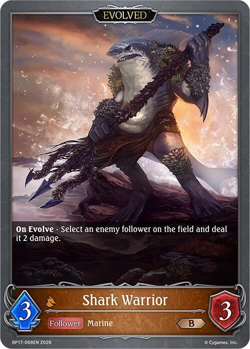 Image for Shark Warrior (Evolved) (BP17-068EN) - Shadowverse: Evolve