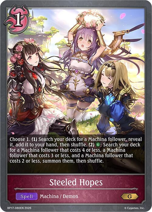 Image for Steeled Hopes (BP17-080EN) - Shadowverse: Evolve