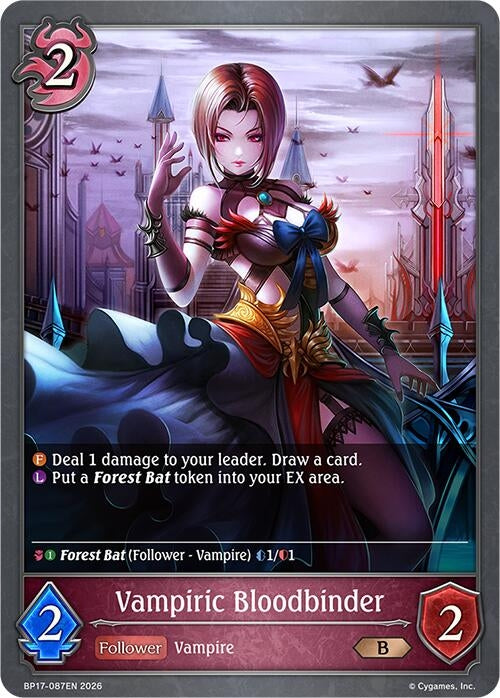 Image for Vampiric Bloodbinder (BP17-087EN) - Shadowverse: Evolve