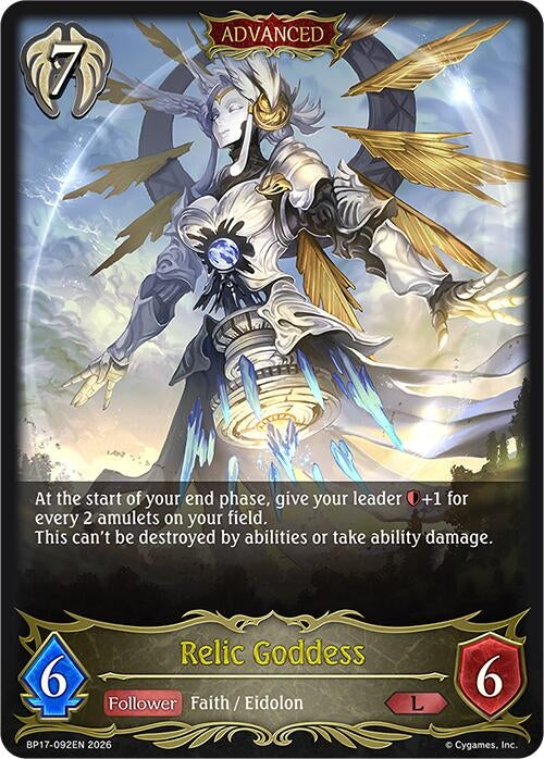 Image for Relic Goddess (BP17-092EN) - Shadowverse: Evolve