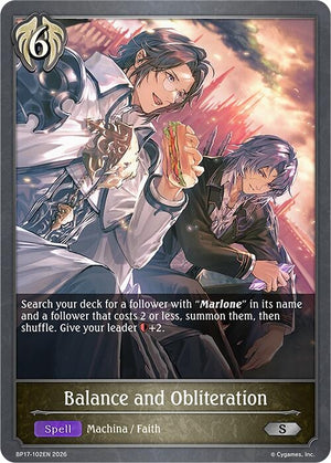 Balance and Obliteration (BP17-102EN)