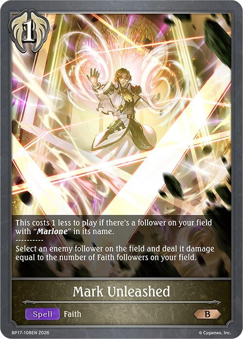 Image for Mark Unleashed (BP17-108EN) - Shadowverse: Evolve
