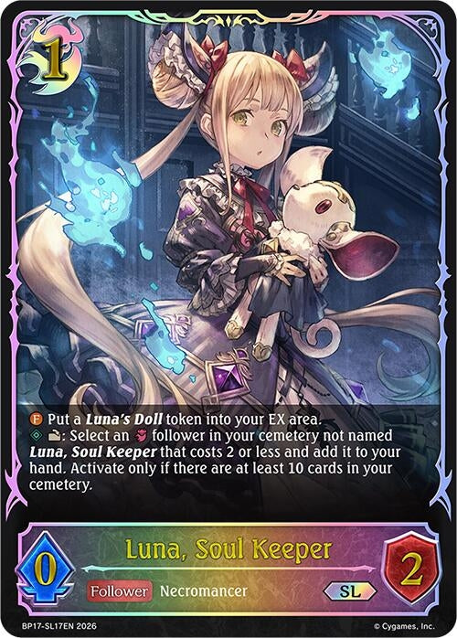 Image for Luna, Soul Keeper (SL) (BP17-SL17EN) - Shadowverse: Evolve