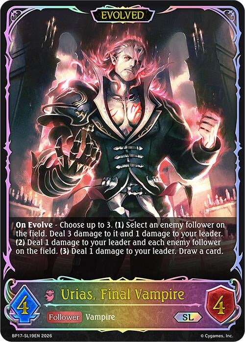 Image for Urias, Final Vampire (Evolved) (SL) (BP17-SL19EN) - Shadowverse: Evolve