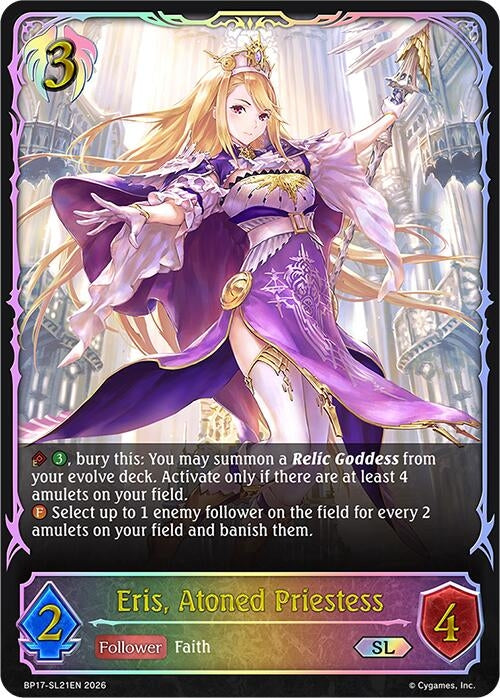 Image for Eris, Atoned Priestess (SL) (BP17-SL21EN) - Shadowverse: Evolve