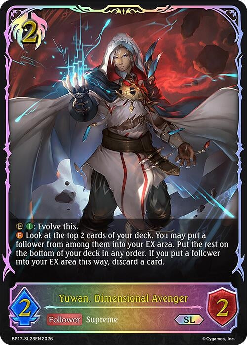 Image for Yuwan, Dimensional Avenger (SL) (BP17-SL23EN) - Shadowverse: Evolve