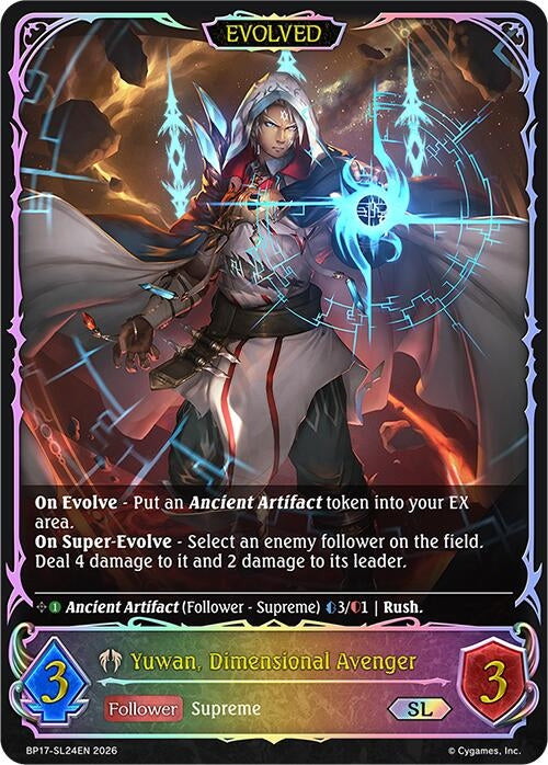 Image for Yuwan, Dimensional Avenger (Evolved) (SL) (BP17-SL24EN) - Shadowverse: Evolve