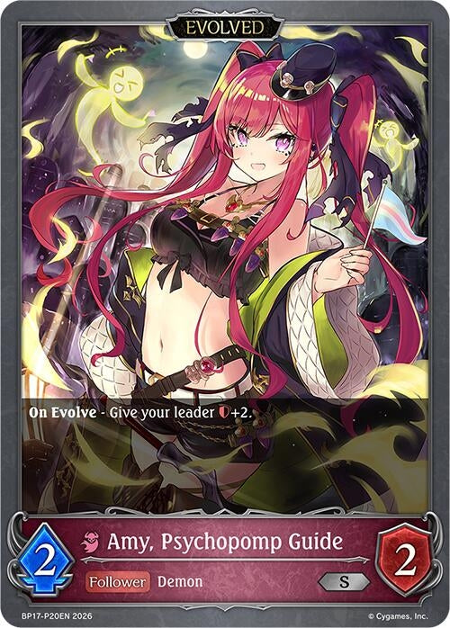 Image for Amy, Psychopomp Guide (Evolved) - P20EN (Foil) (BP17-P20EN) - Shadowverse: Evolve