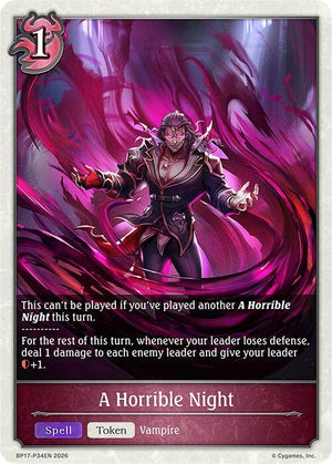 A Horrible Night - P34EN (Foil) (BP17-P34EN)