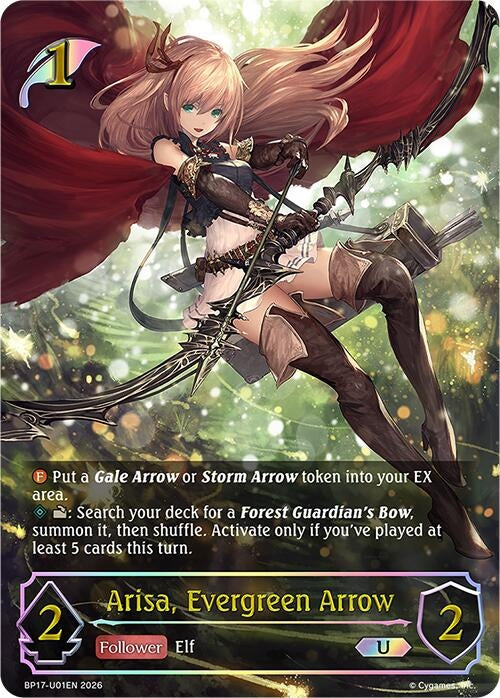 Arisa, Evergreen Arrow (U) (BP17-U01EN)