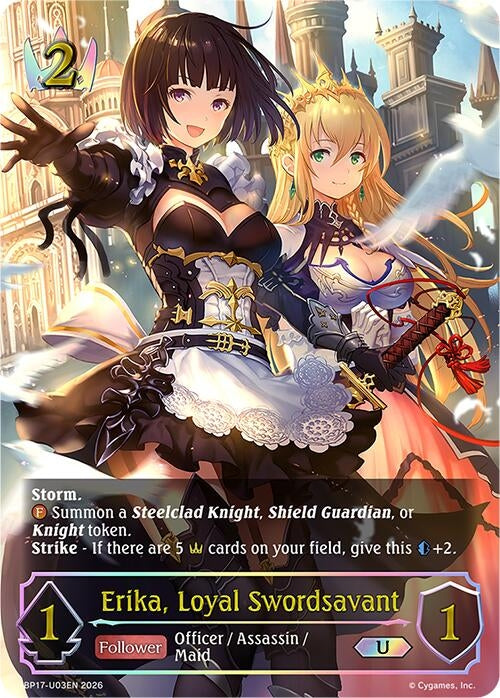 Erika, Loyal Swordsavant (U) (BP17-U03EN)