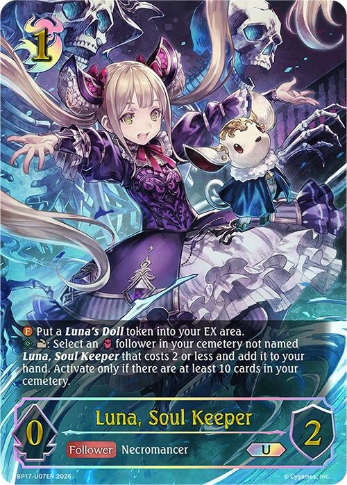 Image for Luna, Soul Keeper (U) (BP17-U07EN) - Shadowverse: Evolve