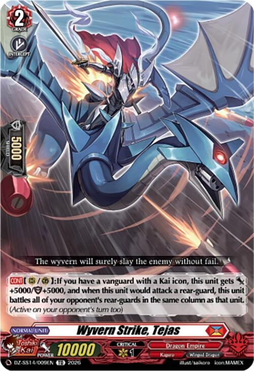 Image for Wyvern Strike, Tejas (DZ-SS14/009EN) - Cardfight Vanguard