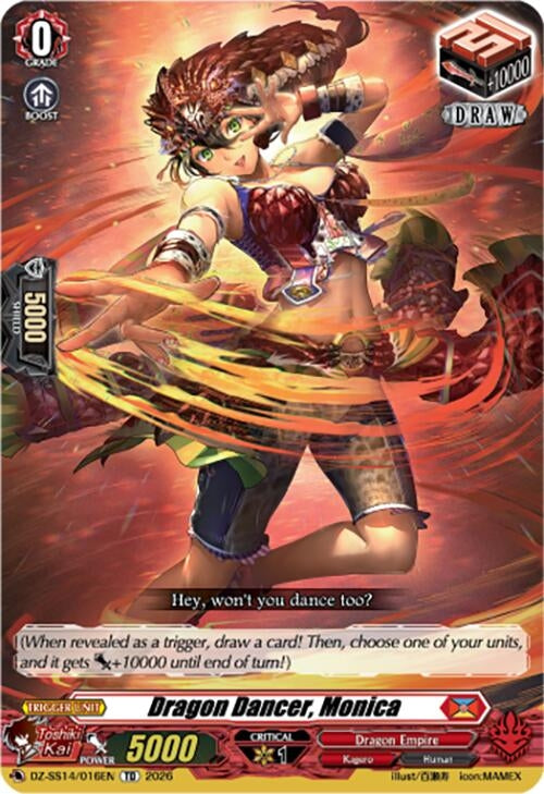 Image for Dragon Dancer, Monica (DZ-SS14/016EN) - Cardfight Vanguard