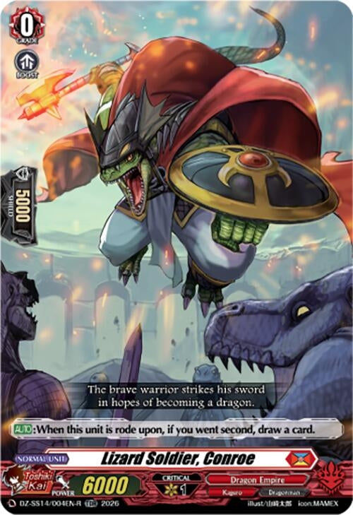 Image for Lizard Soldier, Conroe (TDR) (DZ-SS14/004EN-R) - Cardfight Vanguard