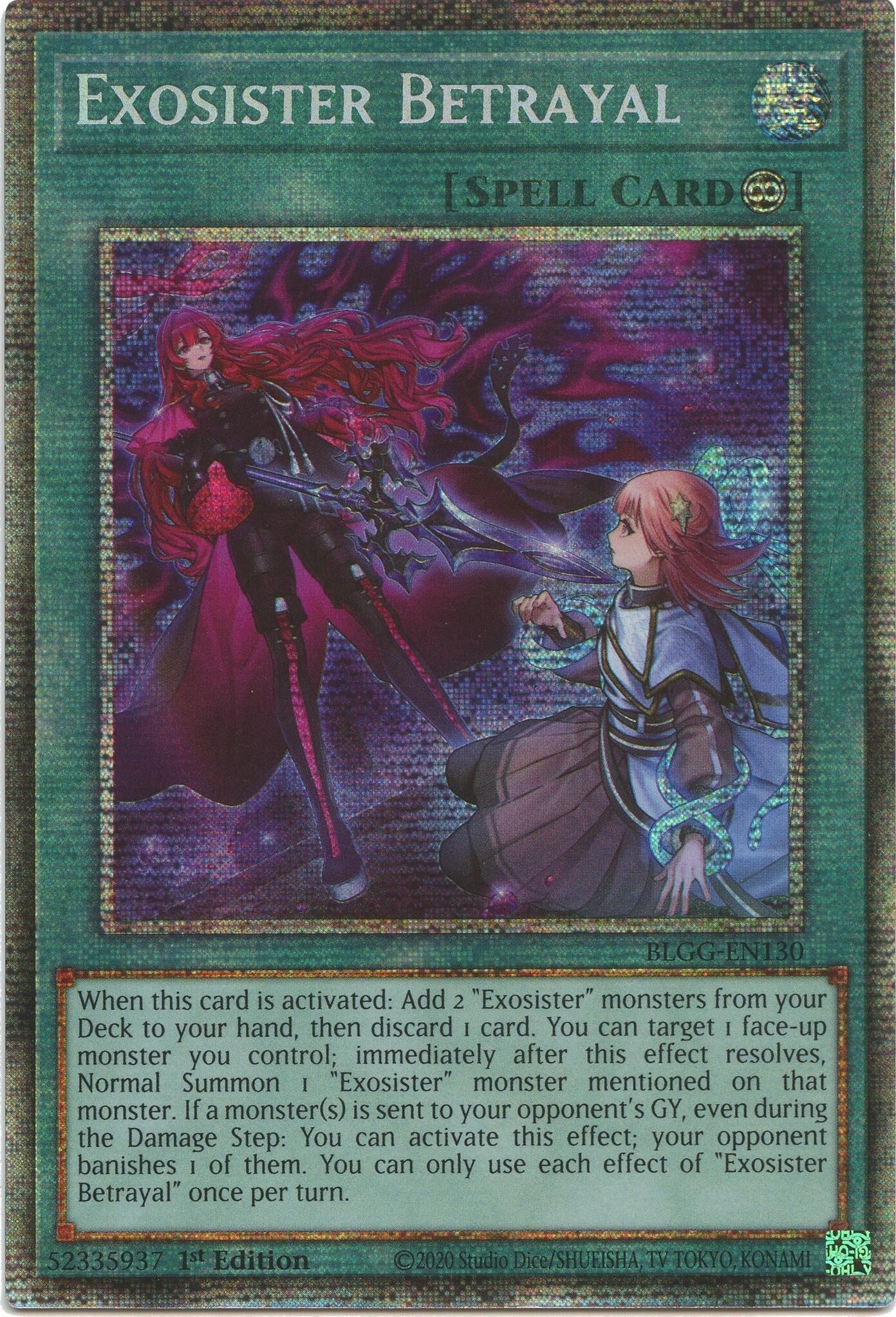 Exosister Betrayal (Starlight Rare) (BLGG-EN130)