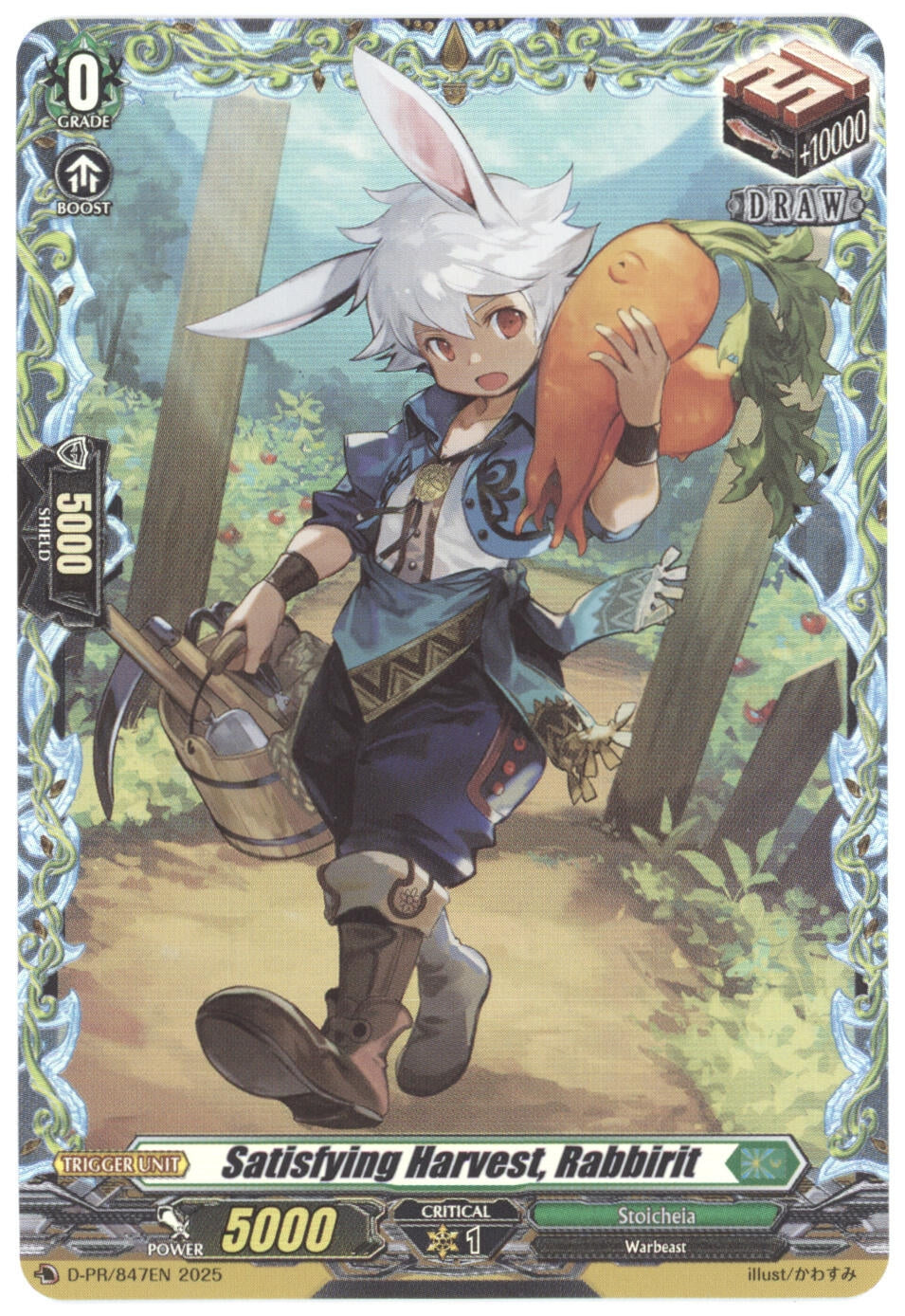 Image for Satisfying Harvest, Rabbirit (D-PR/847EN) - Cardfight Vanguard