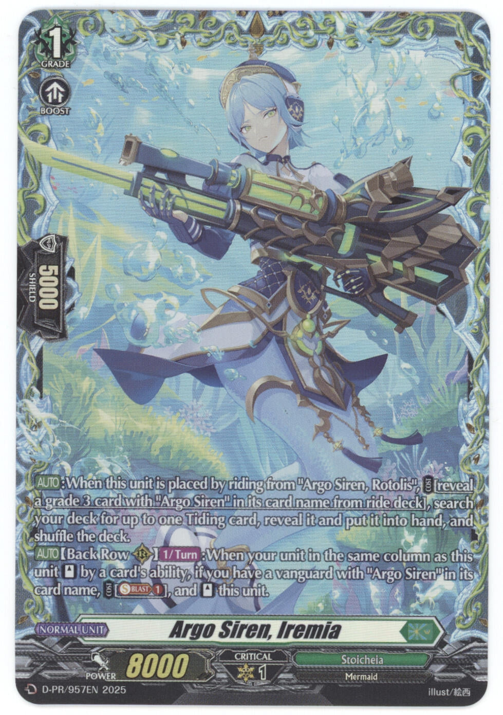 Image for Argo Siren, Iremia (D-PR/957EN) - Cardfight Vanguard