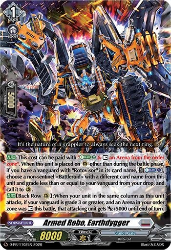 Image for Armed Robo, Earthdygger (D-PR/1102EN) - Cardfight Vanguard